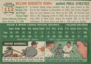 Bill Renna  baseball card collectible - Main Image 2