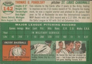 Tom Poholsky  baseball card collectible - Main Image 2