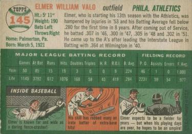 Elmer Valo  baseball card collectible - Main Image 2
