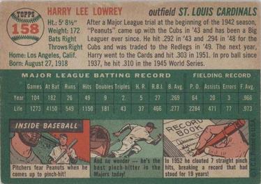 Peanuts Lowrey  baseball card collectible - Main Image 2