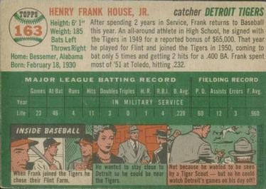 Frank House  baseball card collectible - Main Image 2