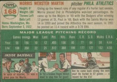 Morrie Martin  baseball card collectible - Main Image 2