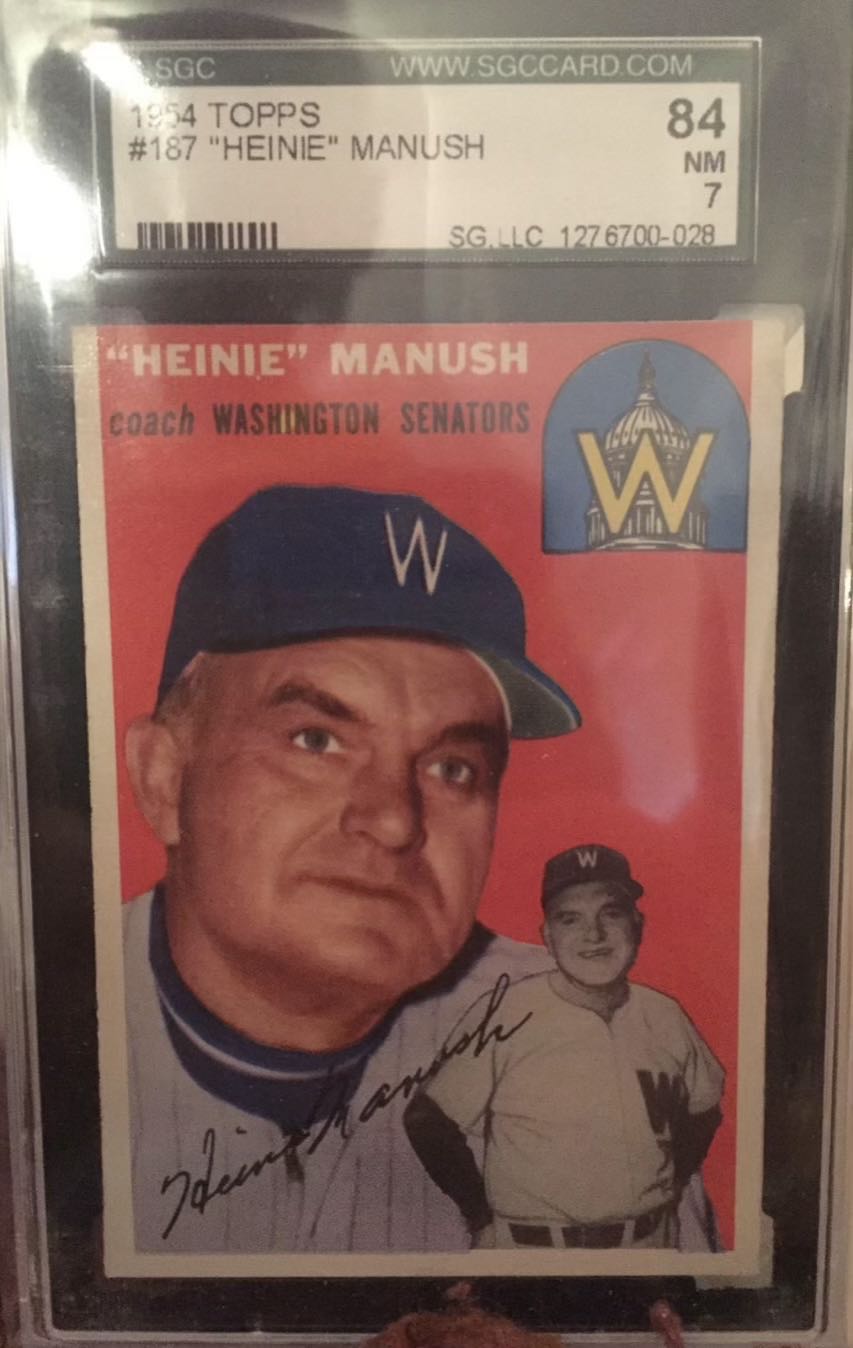 Heinie Manush  baseball card collectible - Main Image 3