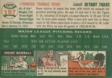 Schoolboy Rowe  baseball card collectible - Main Image 2