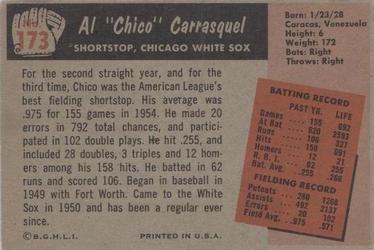 Chico Carrasquel  baseball card collectible - Main Image 2