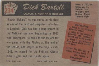 Dick Bartell  baseball card collectible - Main Image 2