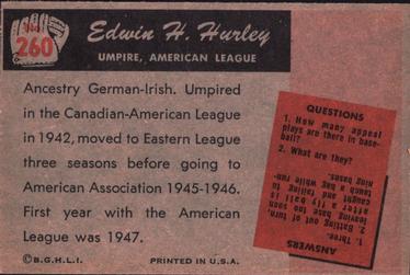 Edwin H. Hurley  baseball card collectible - Main Image 2