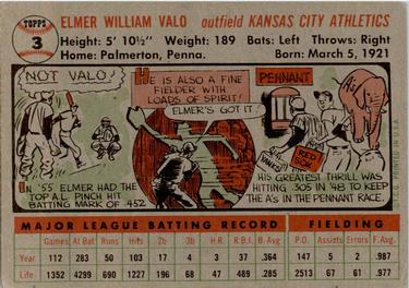 Elmer Valo  baseball card collectible - Main Image 2