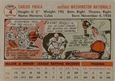 Carlos Paula  baseball card collectible - Main Image 2