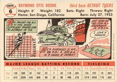 Ray Boone  baseball card collectible - Main Image 2