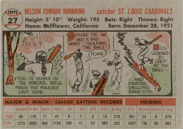 Nelson Burbrink  baseball card collectible - Main Image 2