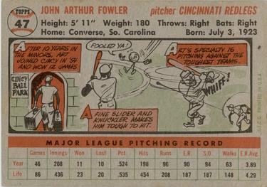 Art Fowler  baseball card collectible - Main Image 2