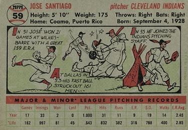 Jose Santiago  baseball card collectible - Main Image 2