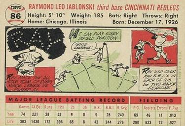 Ray Jablonski  baseball card collectible - Main Image 2