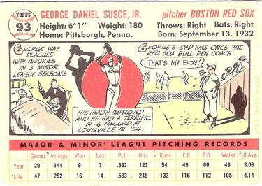 George Susce Jr.  baseball card collectible - Main Image 2