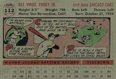 Dee Fondy  baseball card collectible - Main Image 2