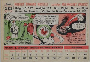 Bob Roselli  baseball card collectible - Main Image 2