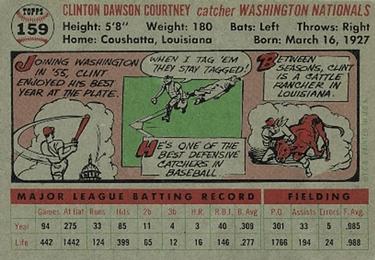 Clint Courtney  baseball card collectible - Main Image 2