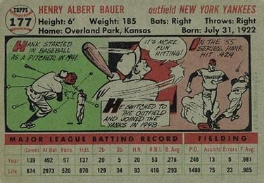 Hank Bauer  baseball card collectible - Main Image 2