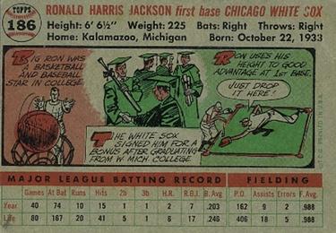 Ron Jackson  baseball card collectible - Main Image 2