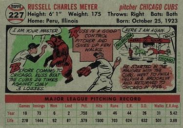 Russ Meyer  baseball card collectible - Main Image 2