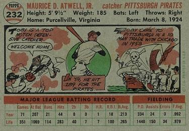 Toby Atwell  baseball card collectible - Main Image 2