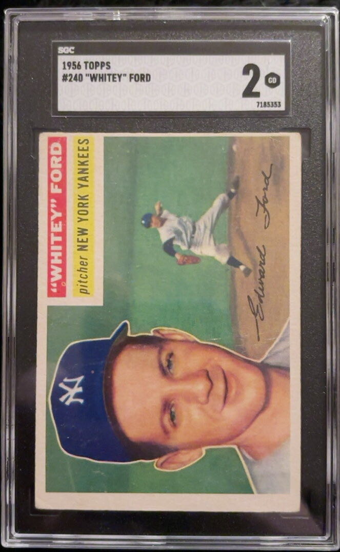 Whitey Ford  baseball card collectible - Main Image 4