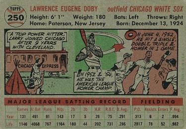 Larry Doby  baseball card collectible - Main Image 2