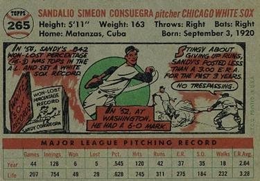 Sandy Consuegra  baseball card collectible - Main Image 2