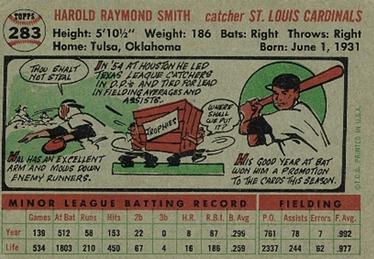 Hal Smith  baseball card collectible - Main Image 2