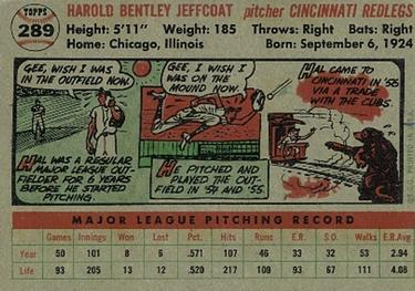 Hal Jeffcoat  baseball card collectible - Main Image 2