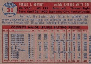 Ron Northey  baseball card collectible - Main Image 2