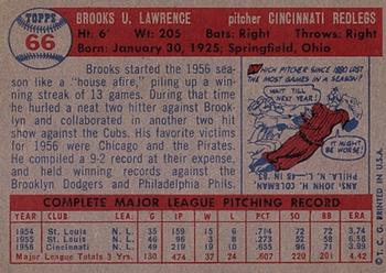Brooks Lawrence  baseball card collectible - Main Image 2