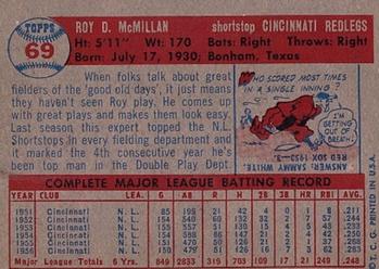 Roy McMillan  baseball card collectible - Main Image 2