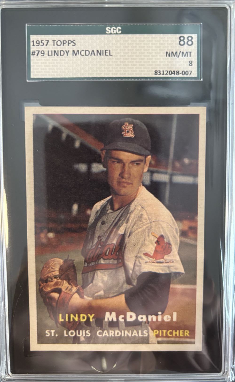 Lindy McDaniel  baseball card collectible - Main Image 3