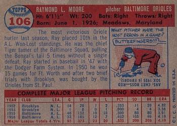 Ray Moore  baseball card collectible - Main Image 2