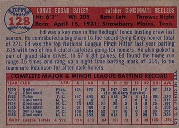Ed Bailey  baseball card collectible - Main Image 2