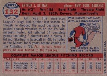 Art Ditmar  baseball card collectible - Main Image 2