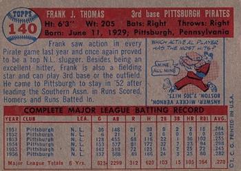 Frank Thomas  baseball card collectible - Main Image 2