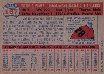 Vic Power  baseball card collectible - Main Image 2