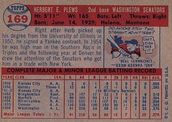 Herb Plews  baseball card collectible - Main Image 2