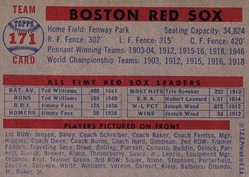 Boston Red Sox  baseball card collectible - Main Image 2