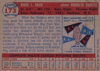 Roger Craig  baseball card collectible - Main Image 2