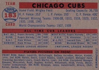 Chicago Cubs  baseball card collectible - Main Image 2