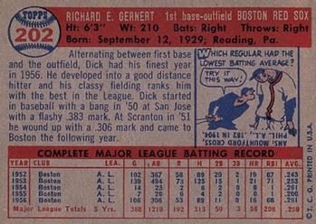 Dick Gernert  baseball card collectible - Main Image 2