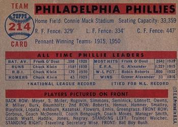 Philadelphia Phillies  baseball card collectible - Main Image 2