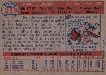 Ray Jablonski  baseball card collectible - Main Image 2
