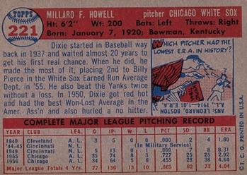 Dixie Howell  baseball card collectible - Main Image 2