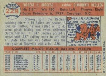 Smoky Burgess  baseball card collectible - Main Image 2