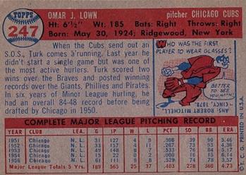 Turk Lown  baseball card collectible - Main Image 2